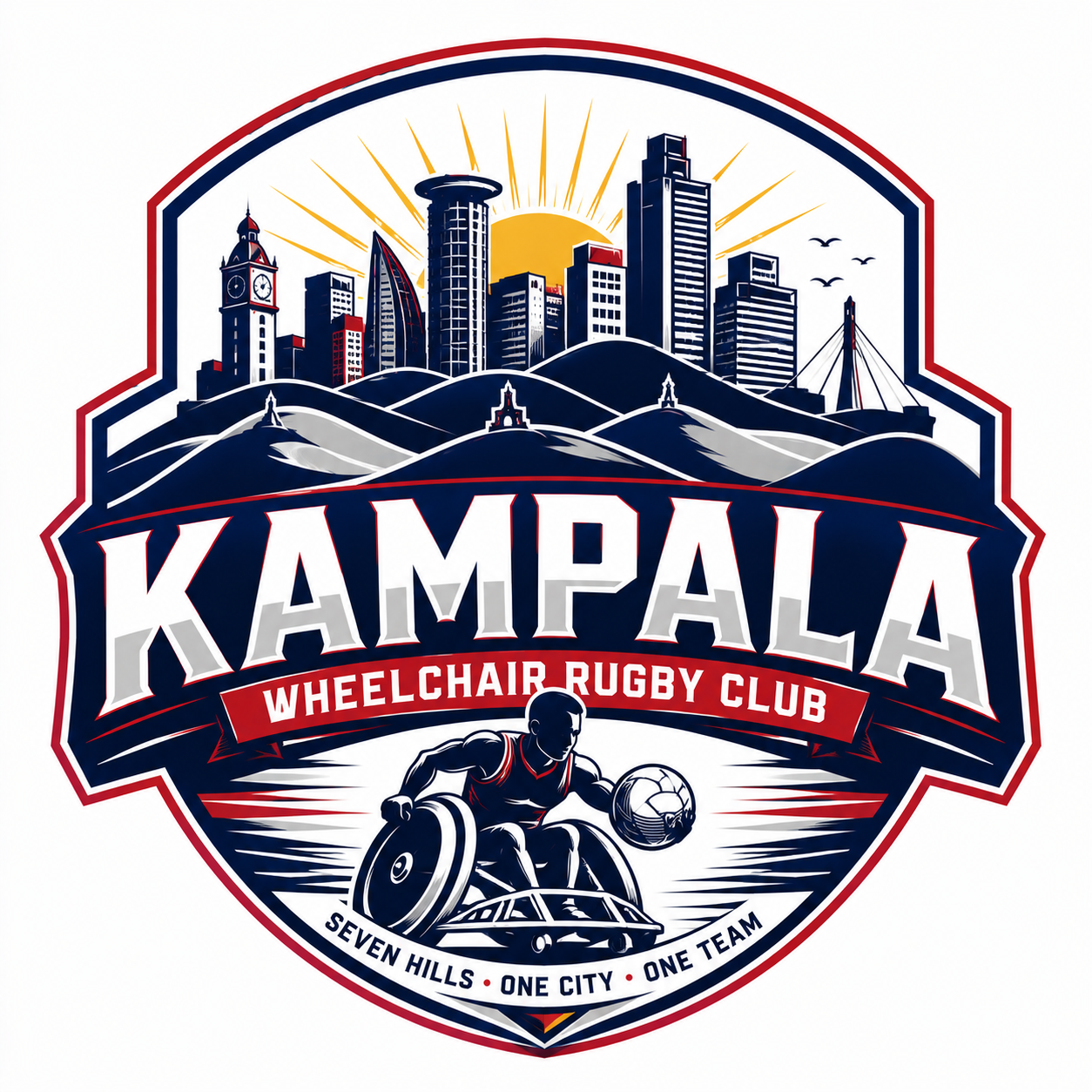 Kampala Wheelchair Rugby Club logo