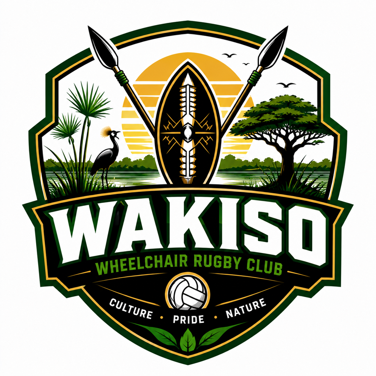 Wakiso Wheelchair Rugby Club logo